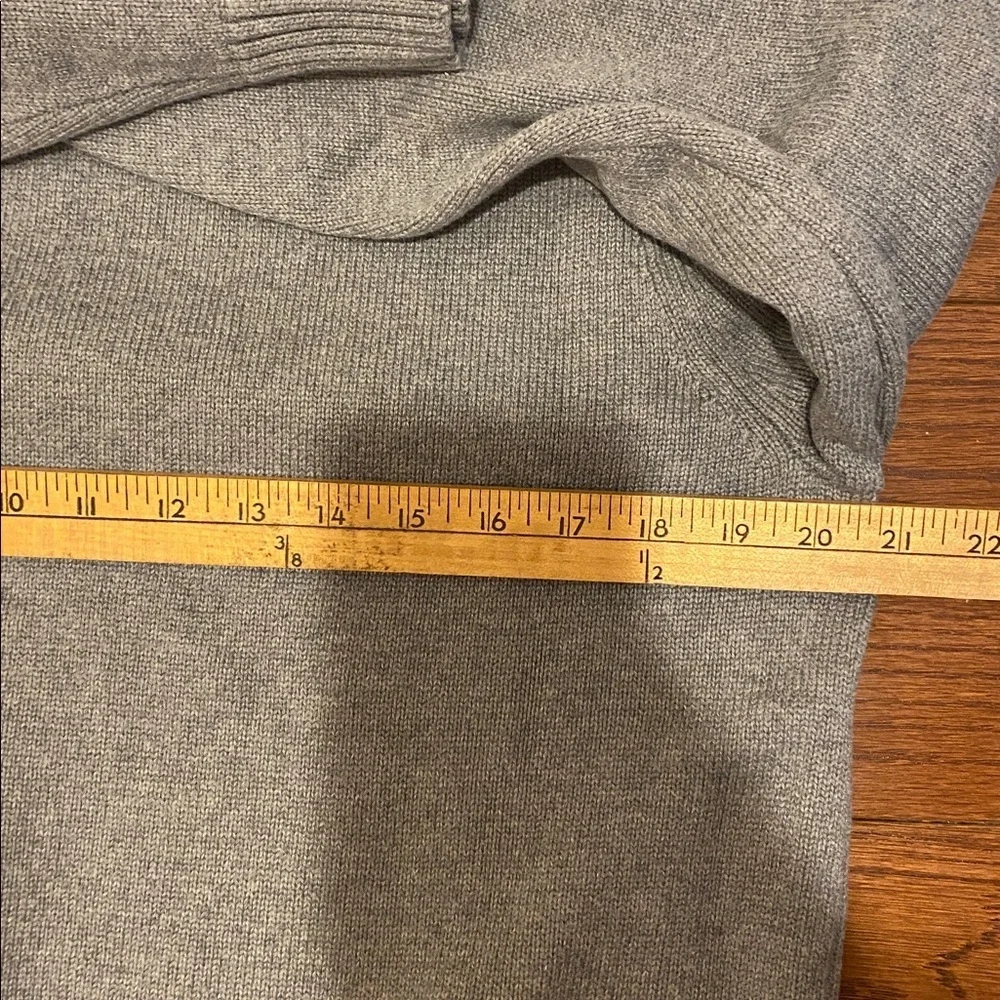 J. Crew Heather Gray Crewneck Sweater